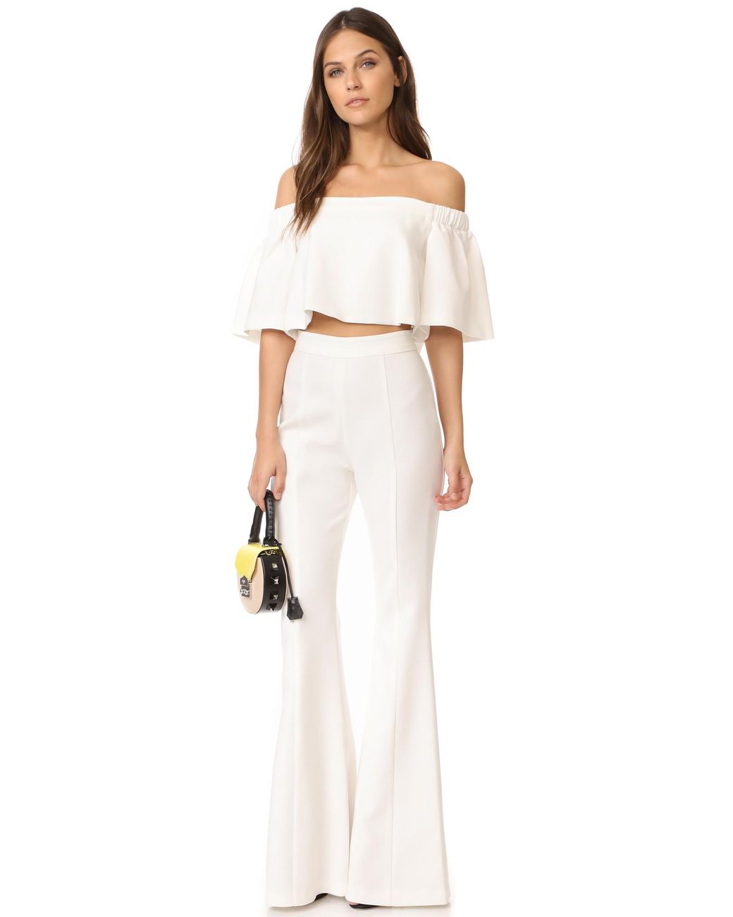 Black Halo Synthetic Hadid Two Piece 