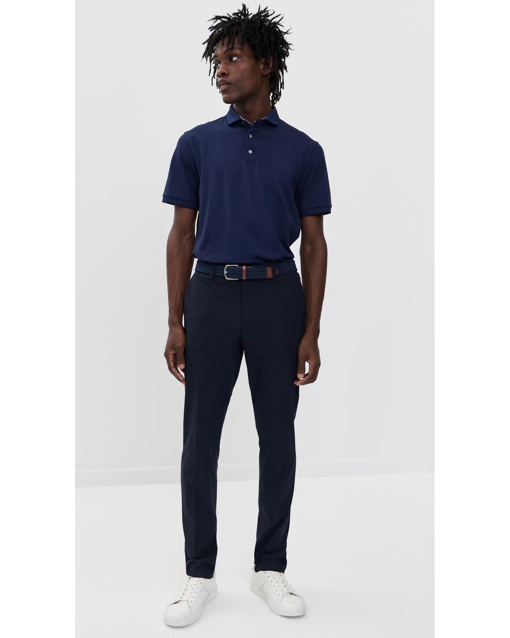 Greyson Blue Wolf Polo for men