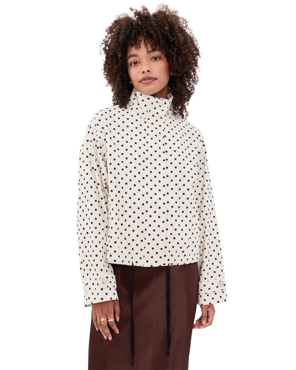 Bailey Rose White Polka Dot Jacket