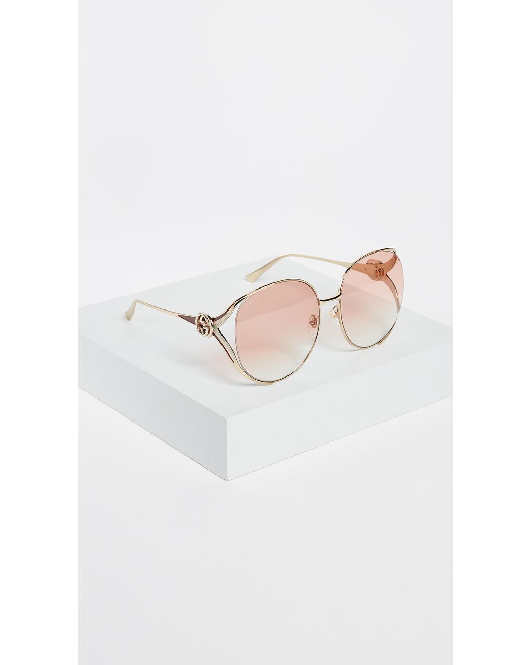 gucci urban folk oval sunglasses
