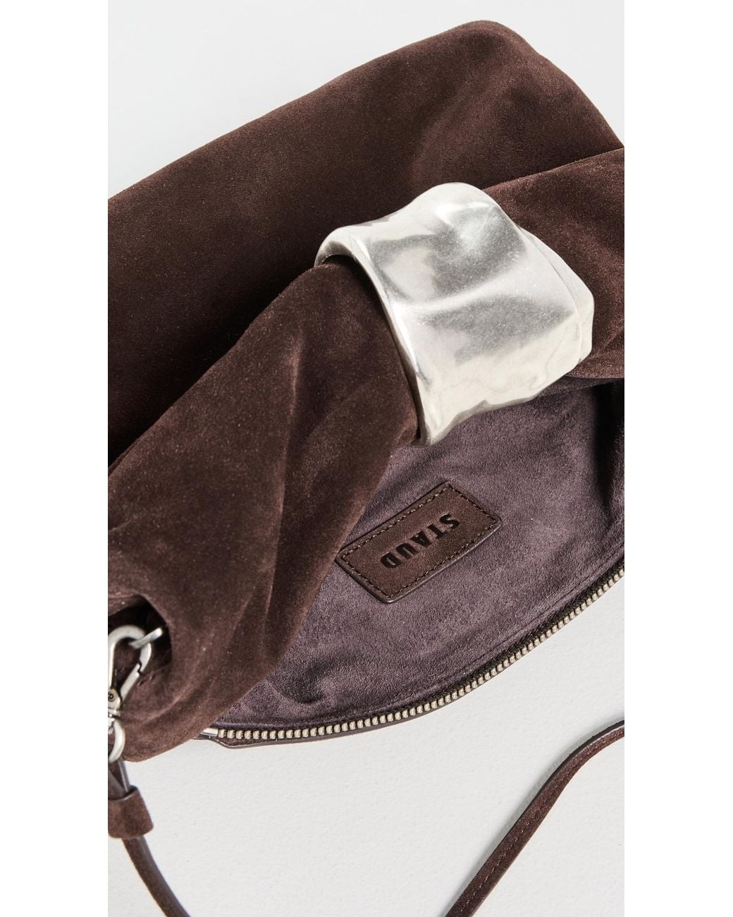 Staud Brown Cuff Clutch