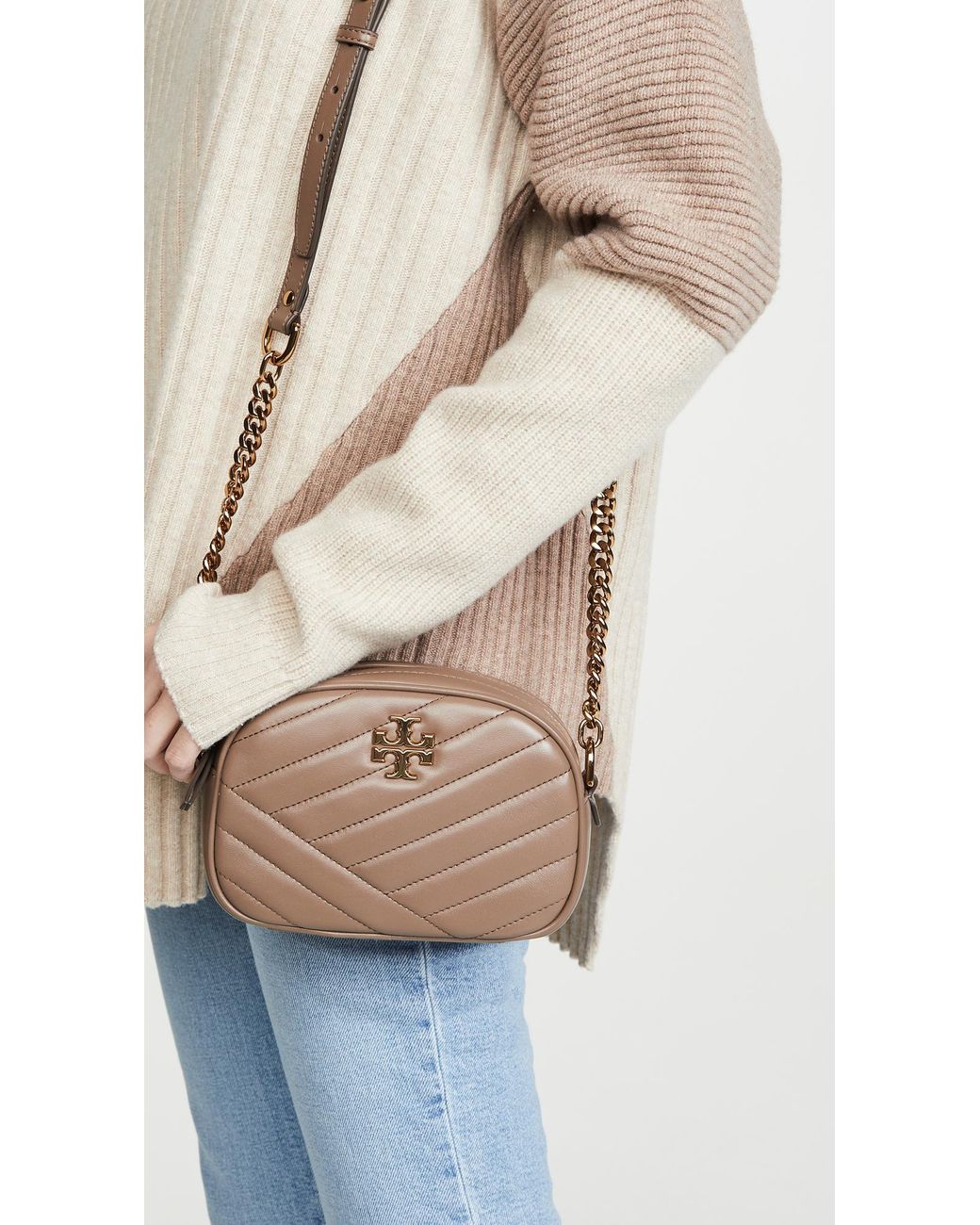 Tory Burch Kira Chevron Small Camera Bag Lyst