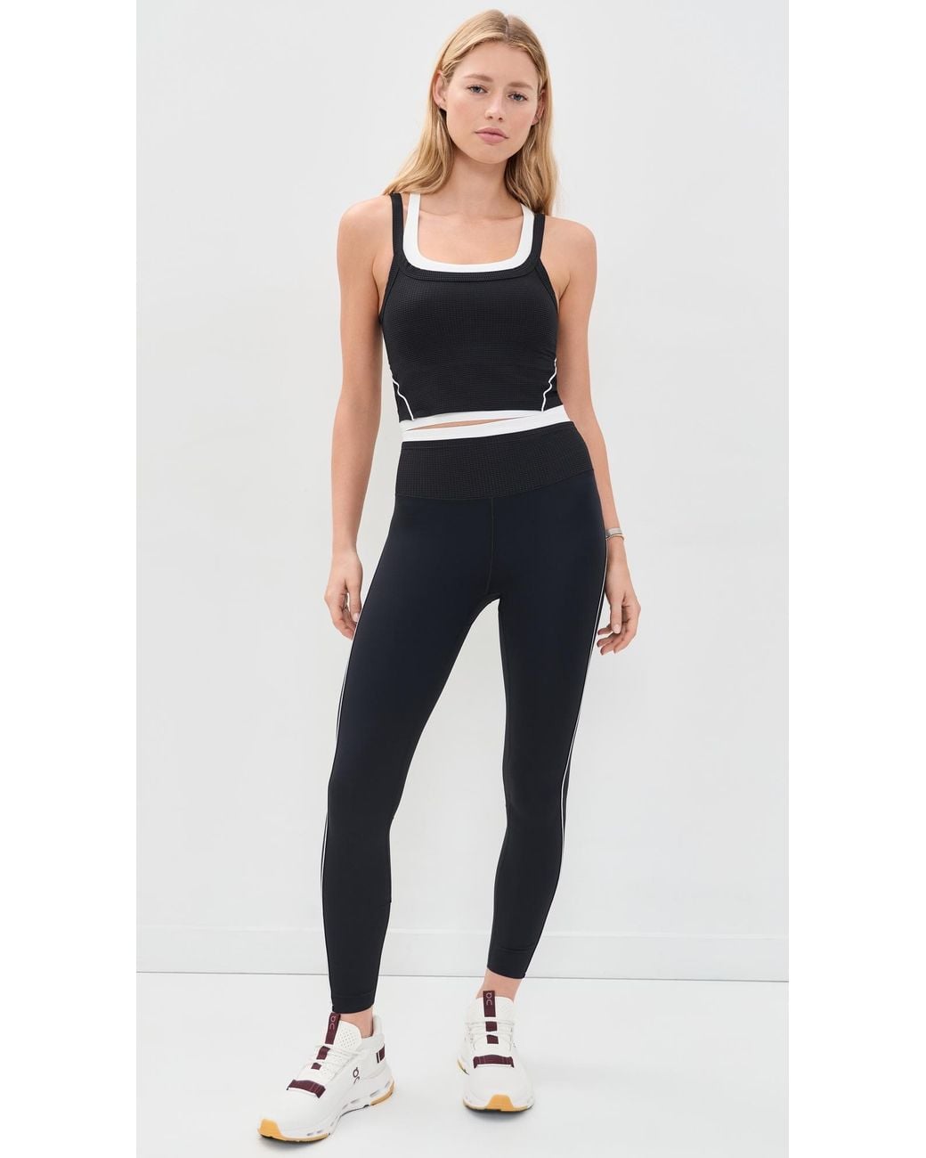 Rhone Black Doubletake Layer Bra