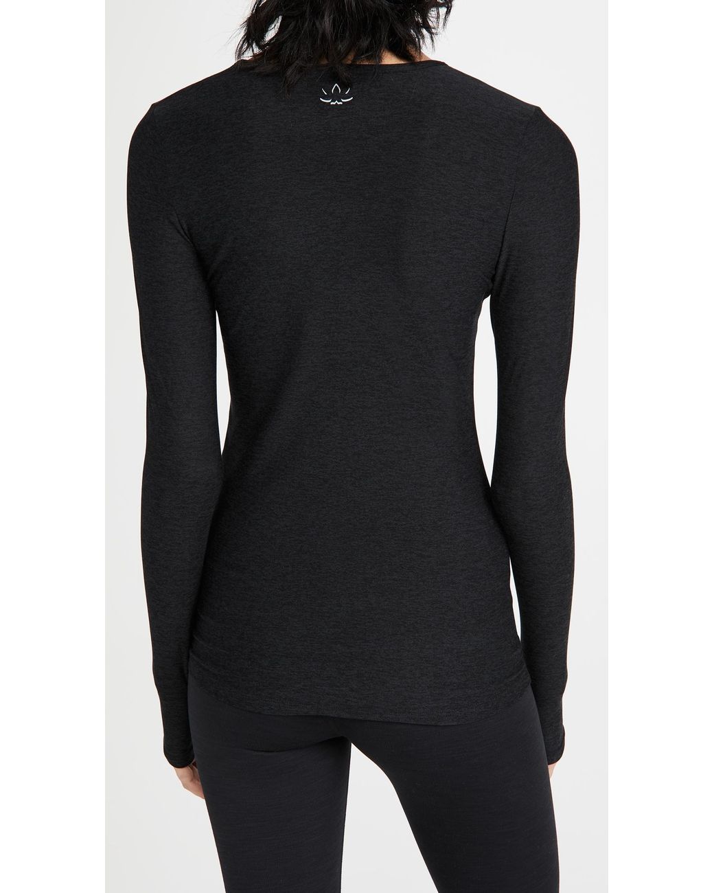 Beyond Yoga Black Classic Crew Pullover