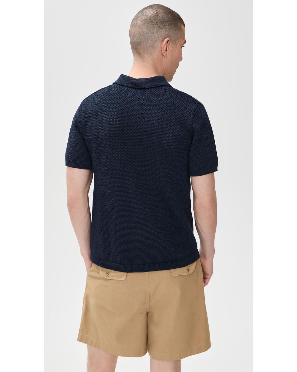 Taylor Stitch Blue The Button Down Polo for men