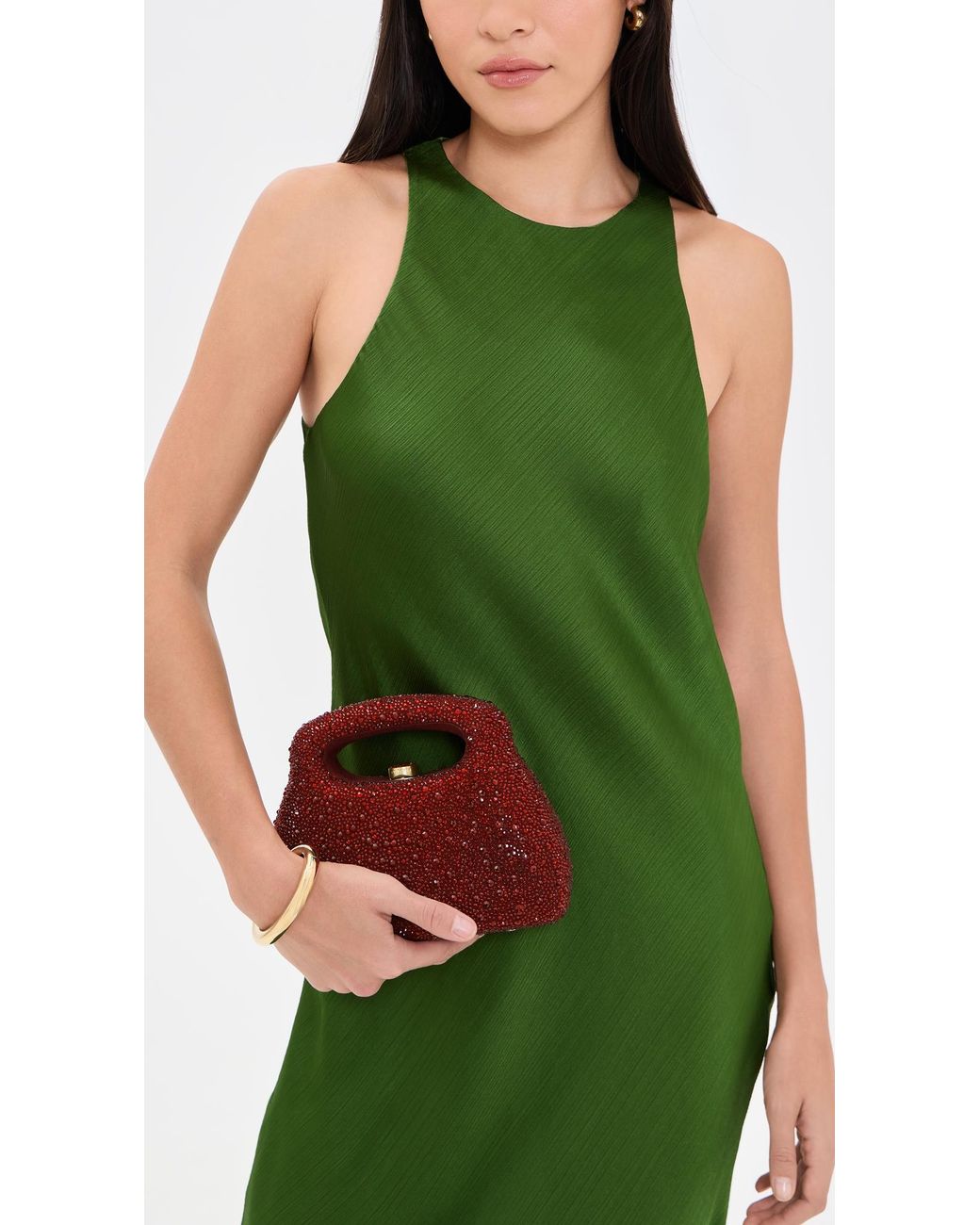 Cult Gaia Mimi Top Handle Bag in Red | Lyst