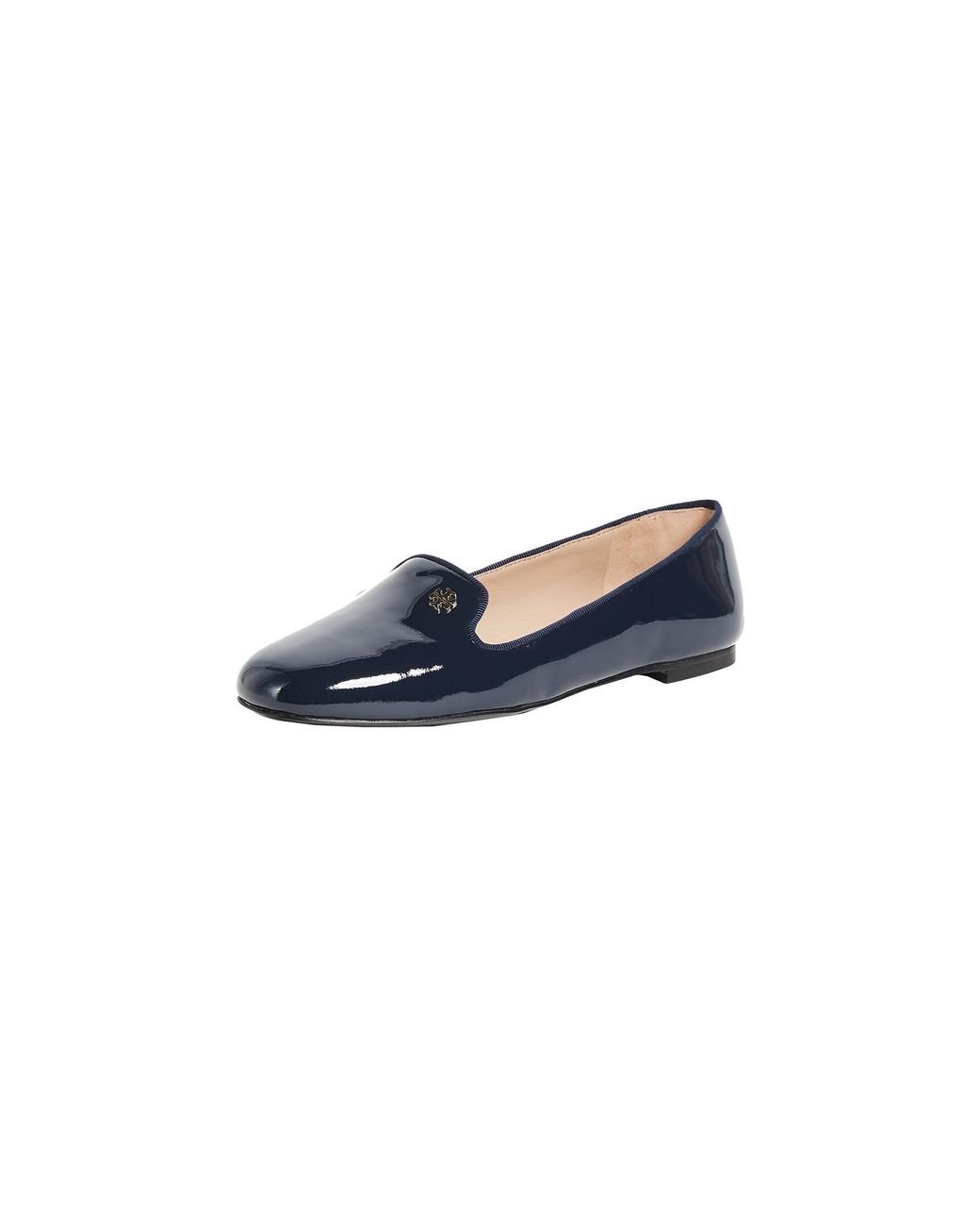 Tory Burch Samantha Smoking Slippers in Blue Lyst