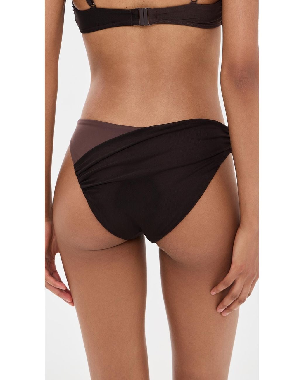 Staud Black Emsley Bikini Bottoms