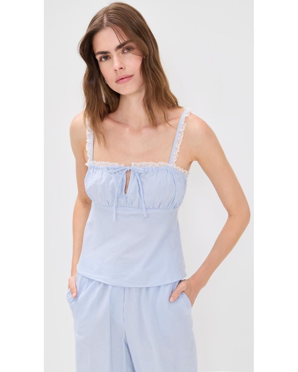 Wayf White Sara Cami
