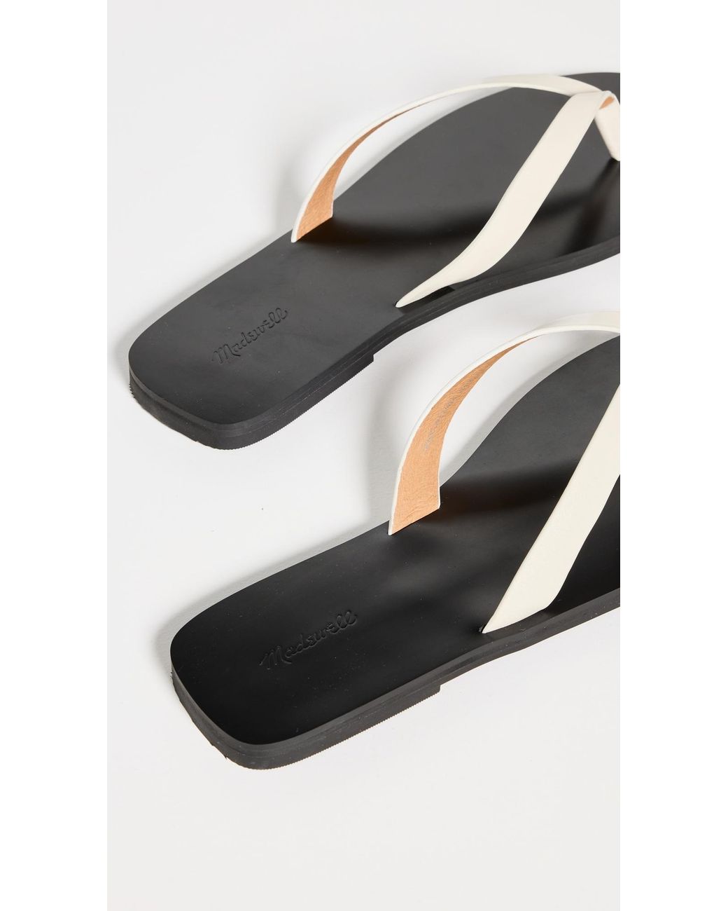 Madewell Black The Gabi Slide Sandals