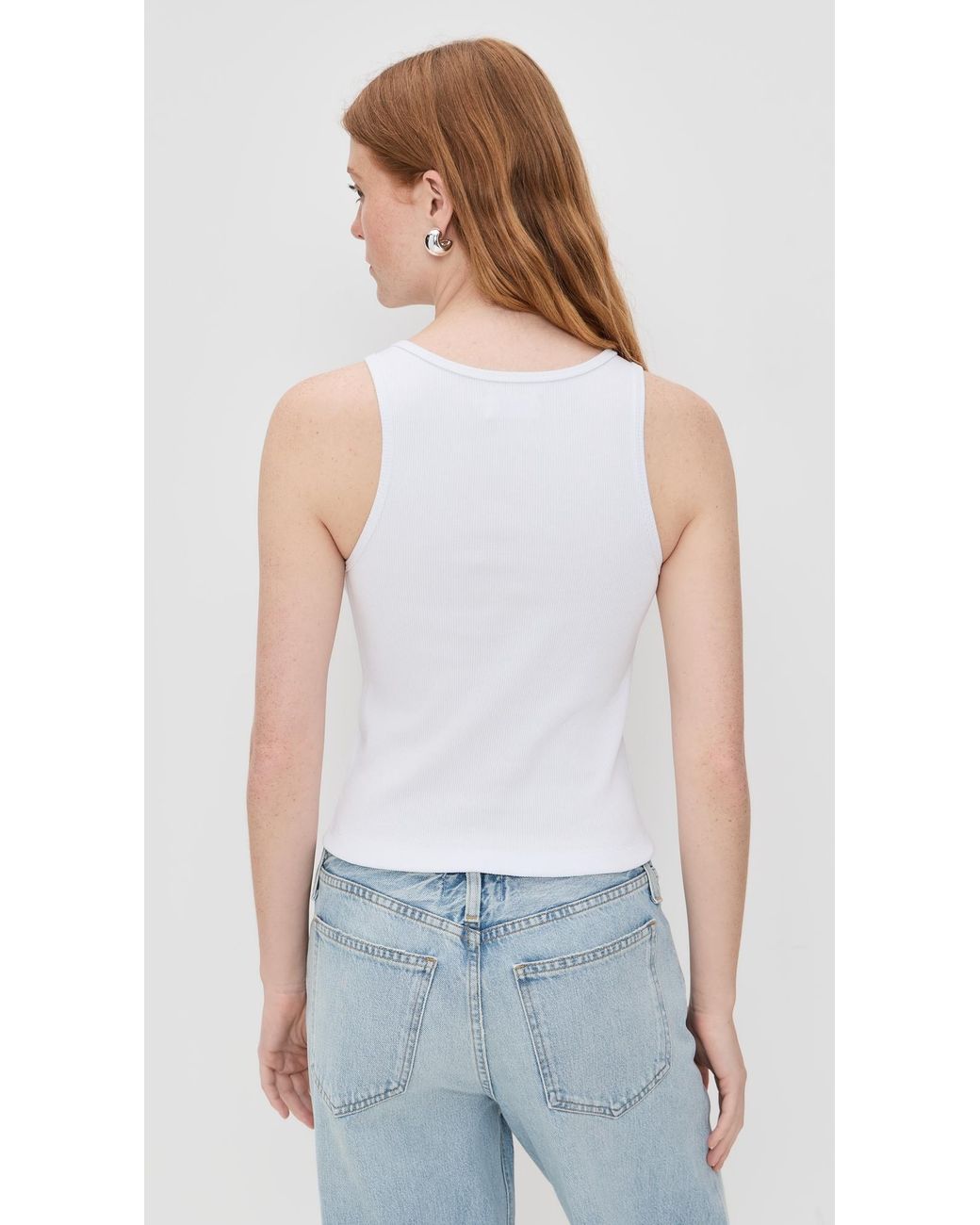 Still Here White Snap Tank