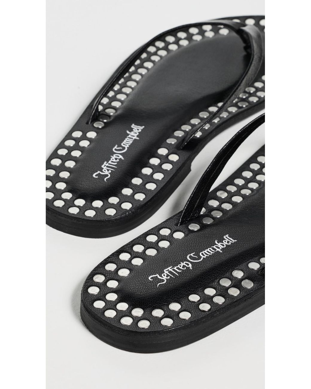 Jeffrey Campbell Black Katrina Flip Flops
