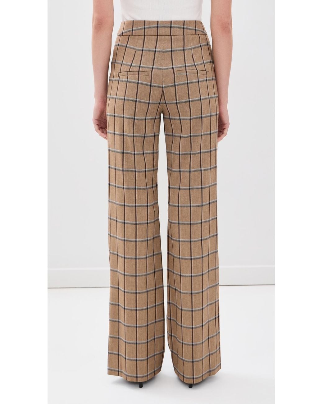 Veronica Beard Natural Tonelli Trousers