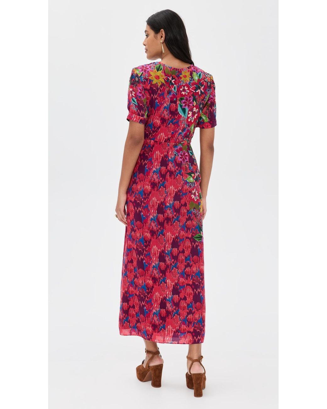 Saloni Devi Dress in Red | Lyst