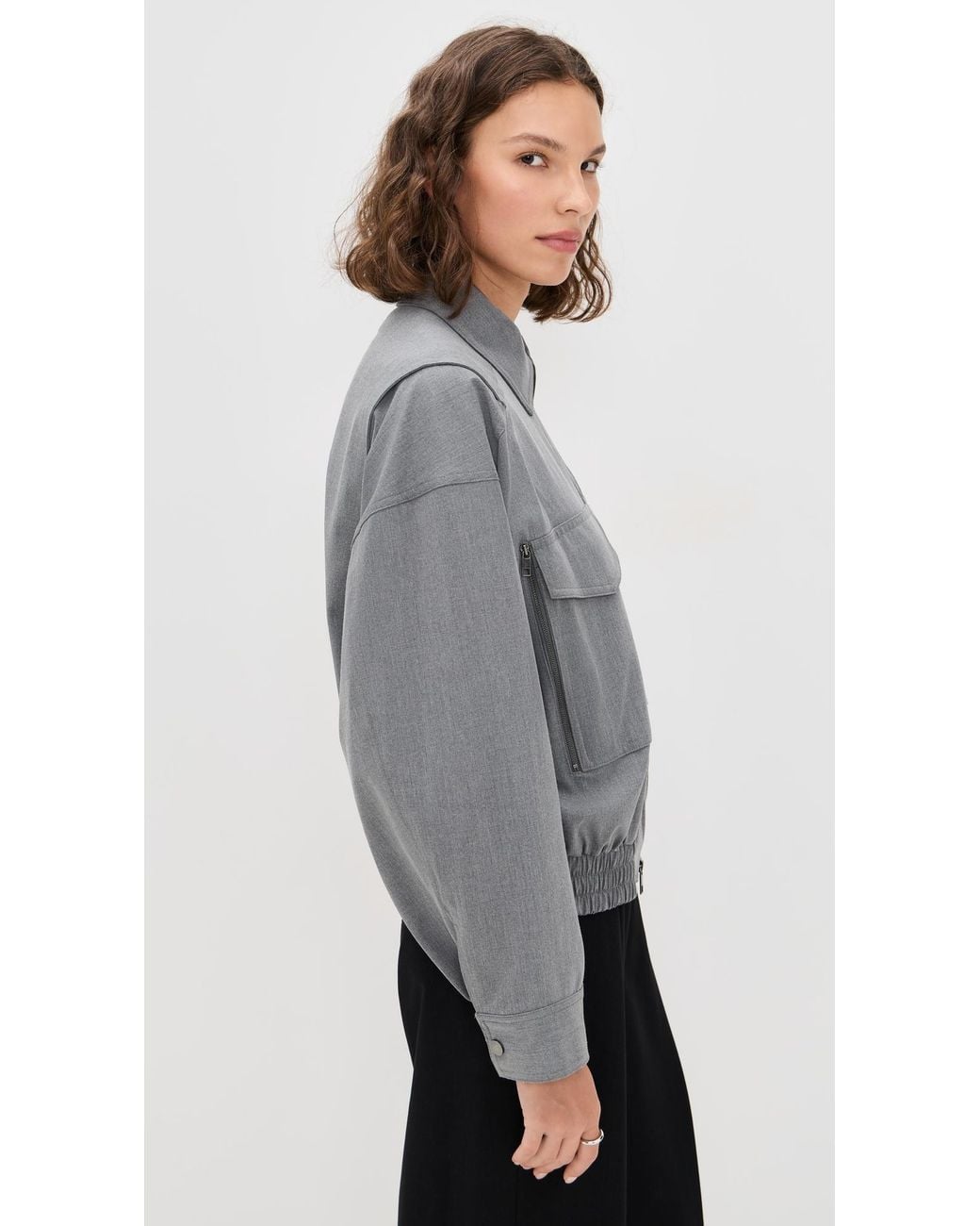 Staud Gray Eugene Jacket