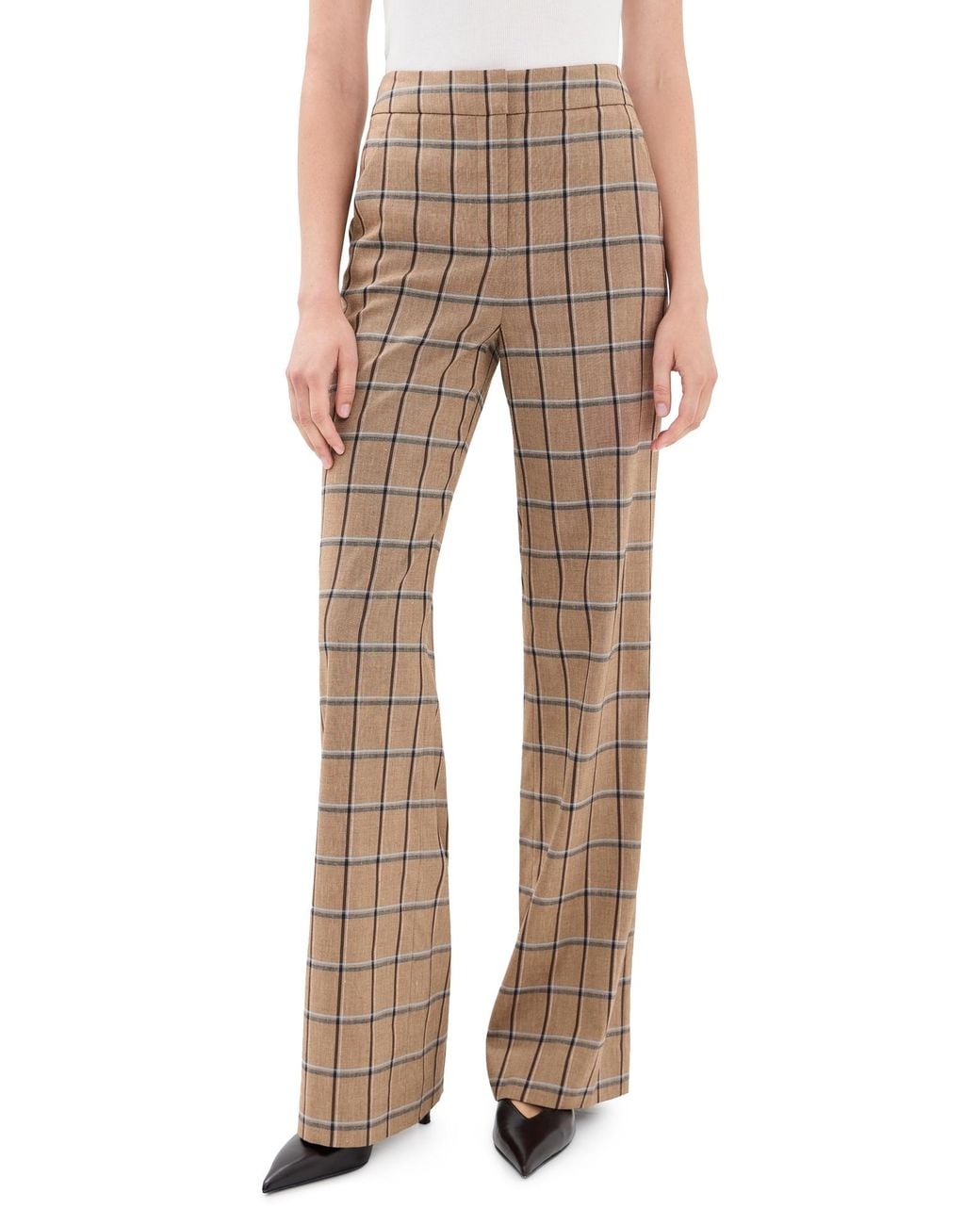 Veronica Beard Natural Tonelli Trousers