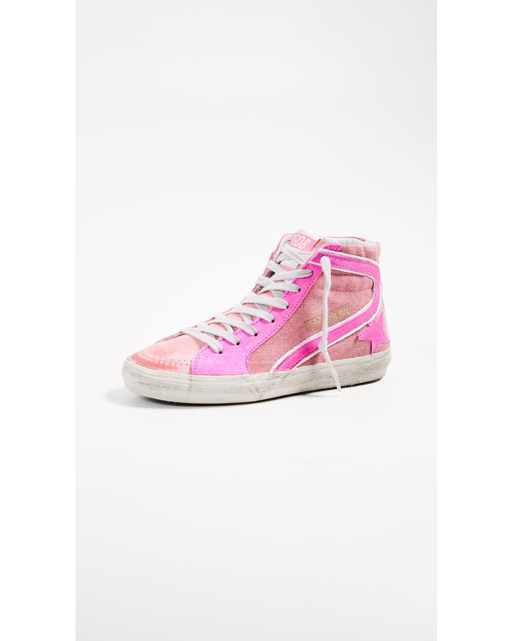 Golden Goose Slide Sneakers in Pink Lyst