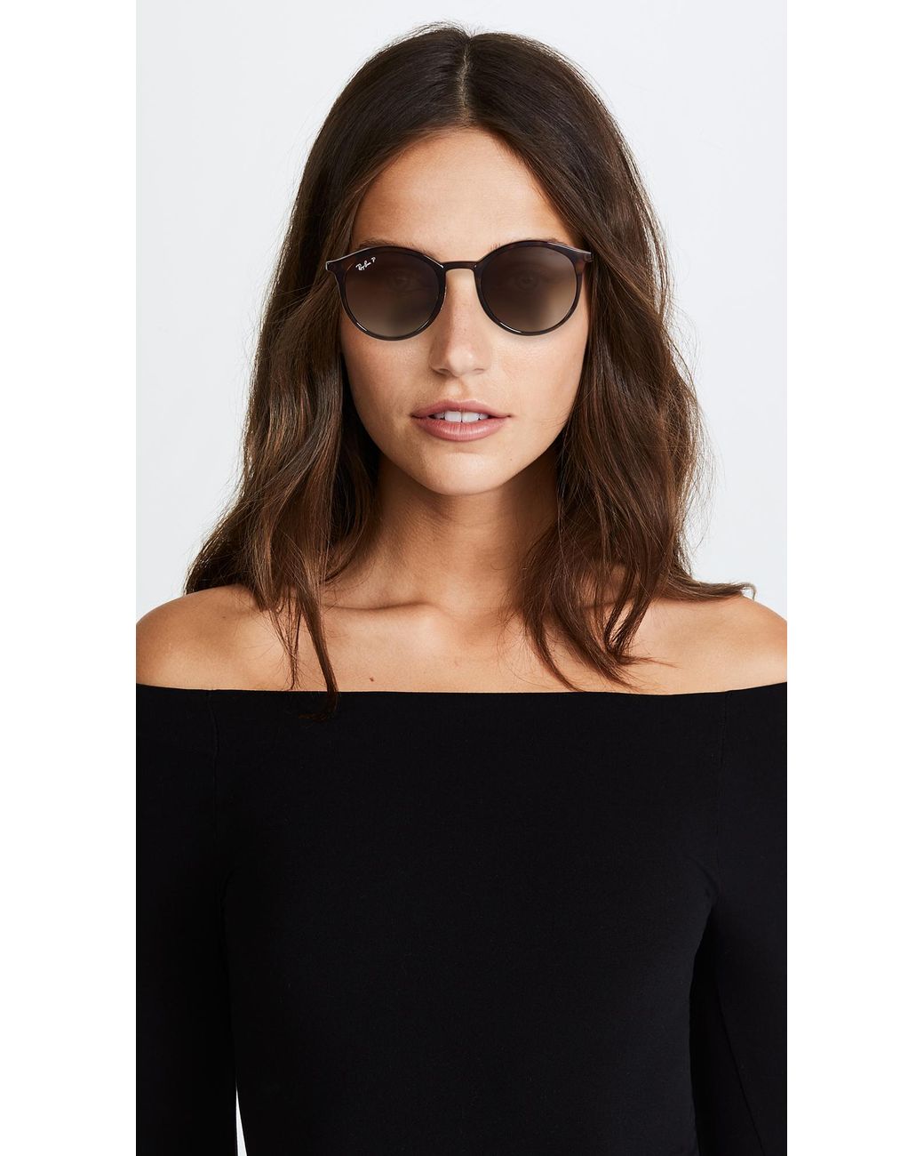 Ray-Ban Polarized Emma Sunglasses in Brown | Lyst