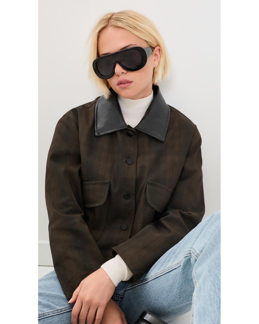 Eliou Black Navigator Sunglasses