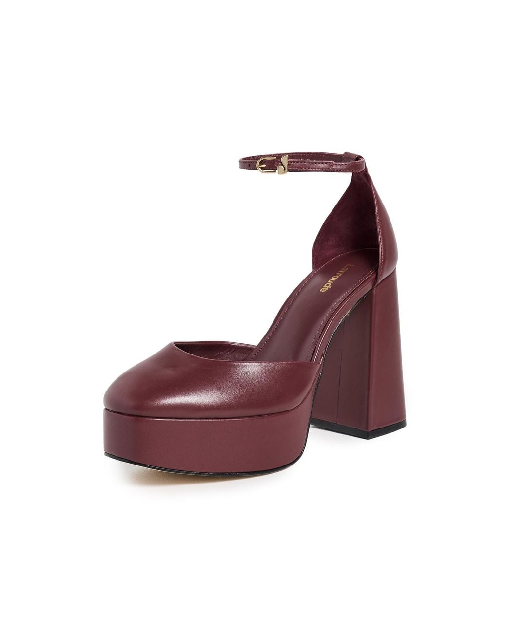 Larroude Multicolor Ari Leather Platform Pumps
