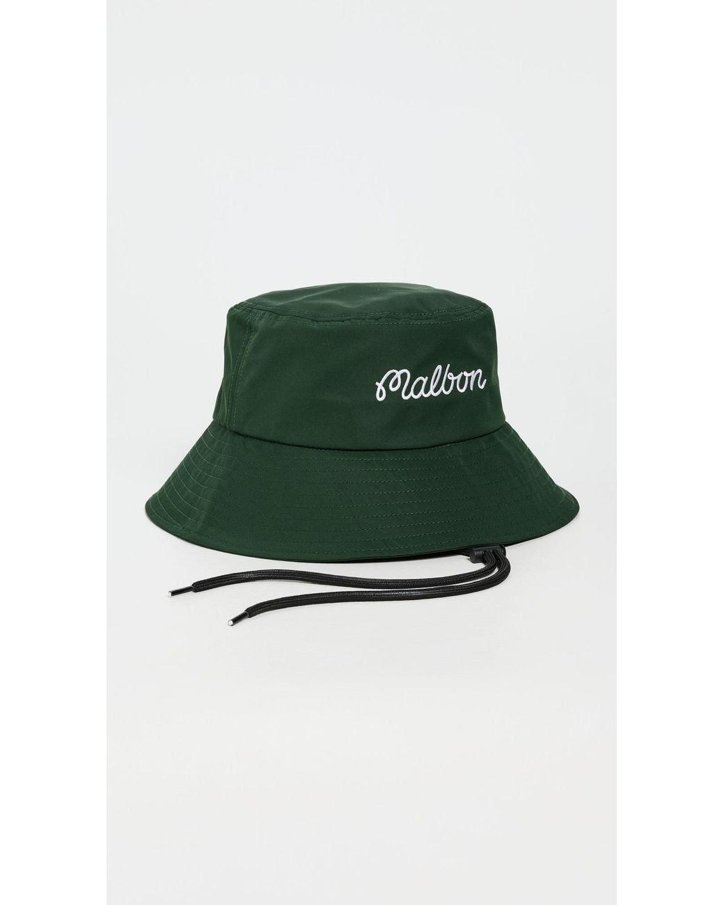 Malbon Green Bucket Hat for men