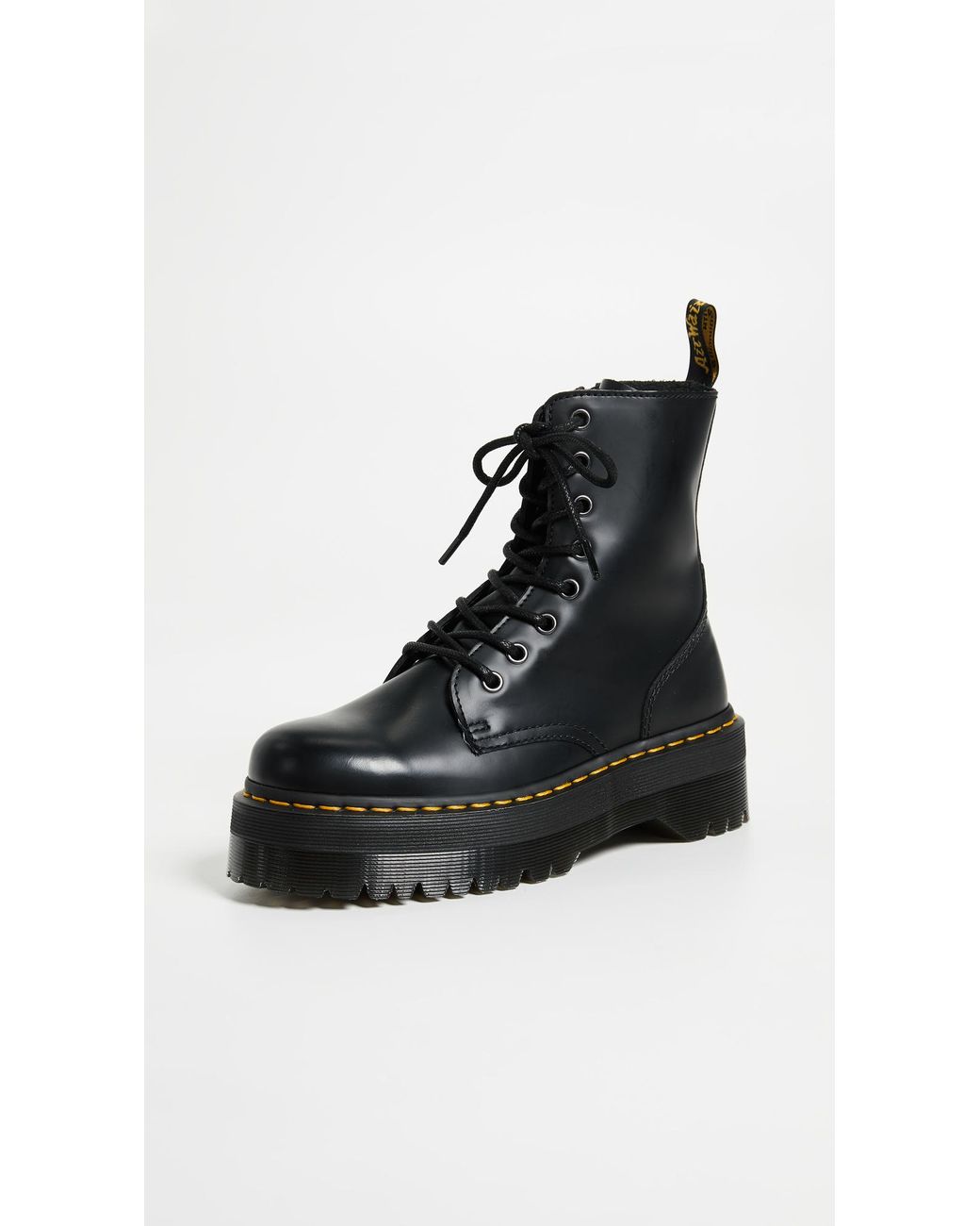 white jadon 8 eye boots