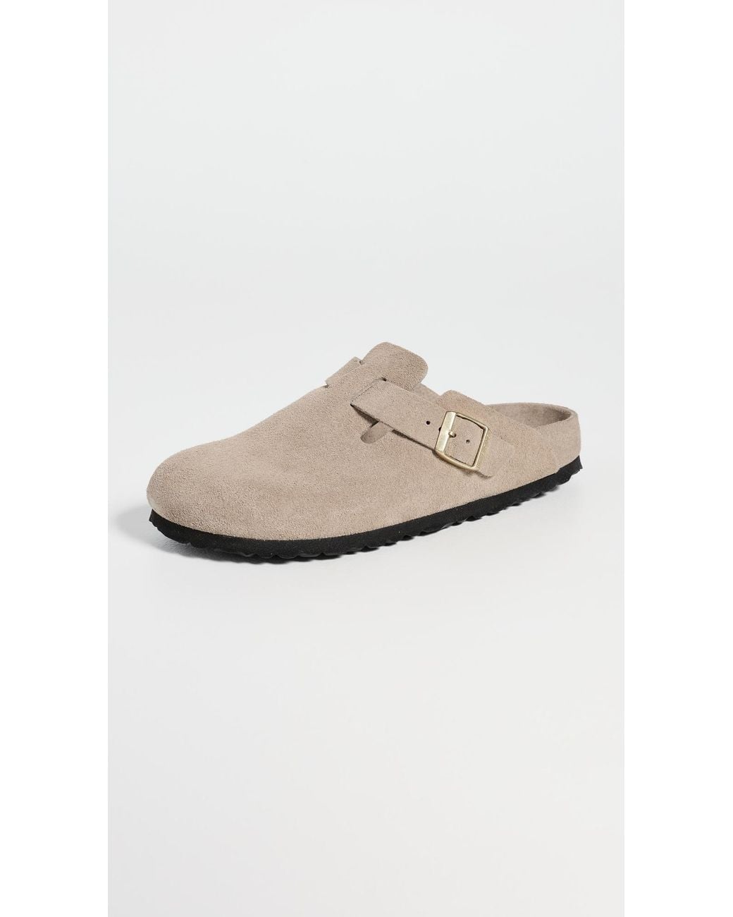 Birkenstock White Boston Exquisite Clogs