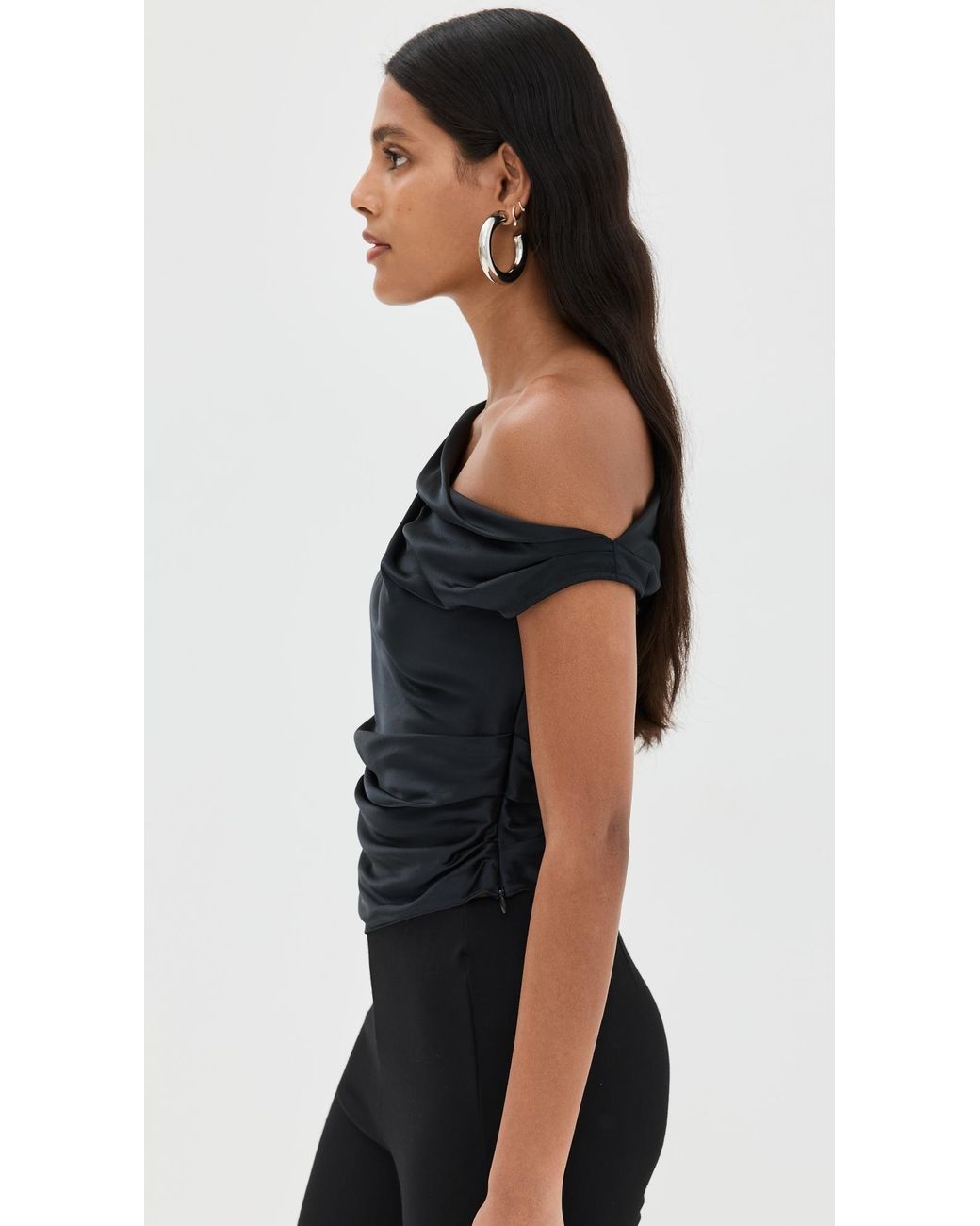 Staud Black Phare Top