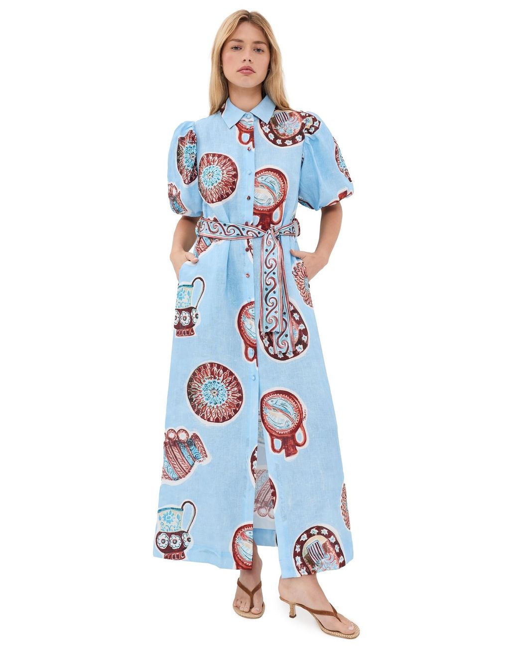 ROAME. Blue Berkeley Dress