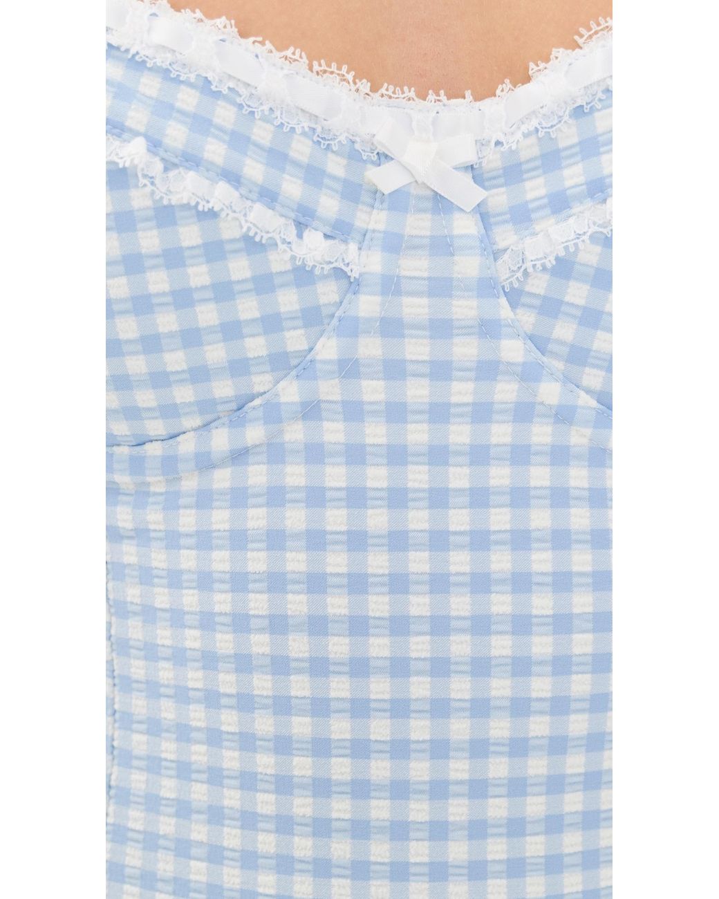 LoveShackFancy Blue Olivienne One Piece