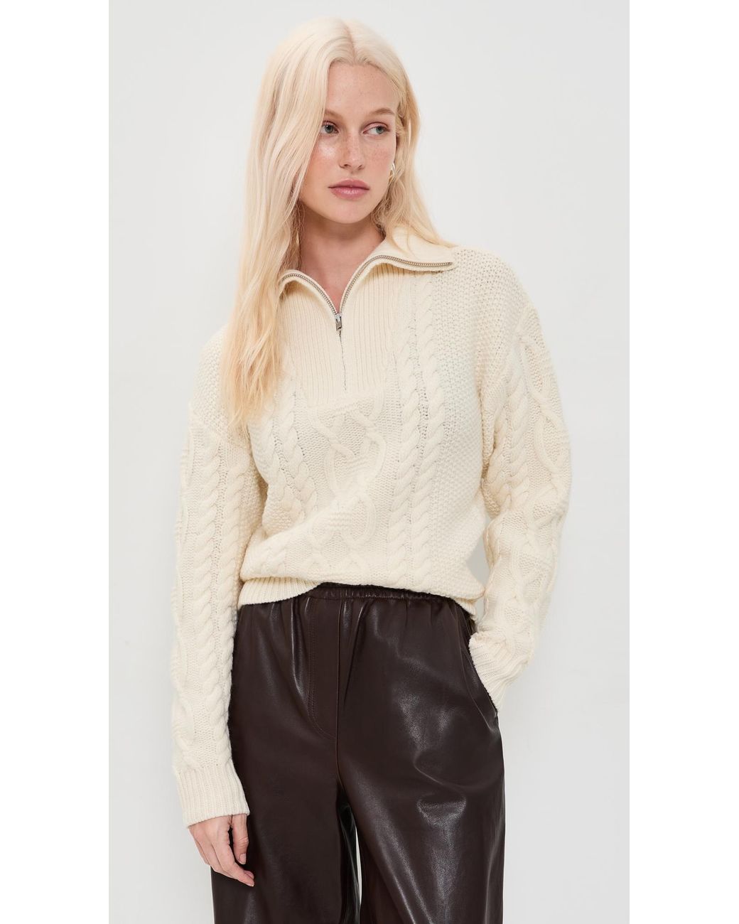 THE GARMENT Natural Como Zip Sweater