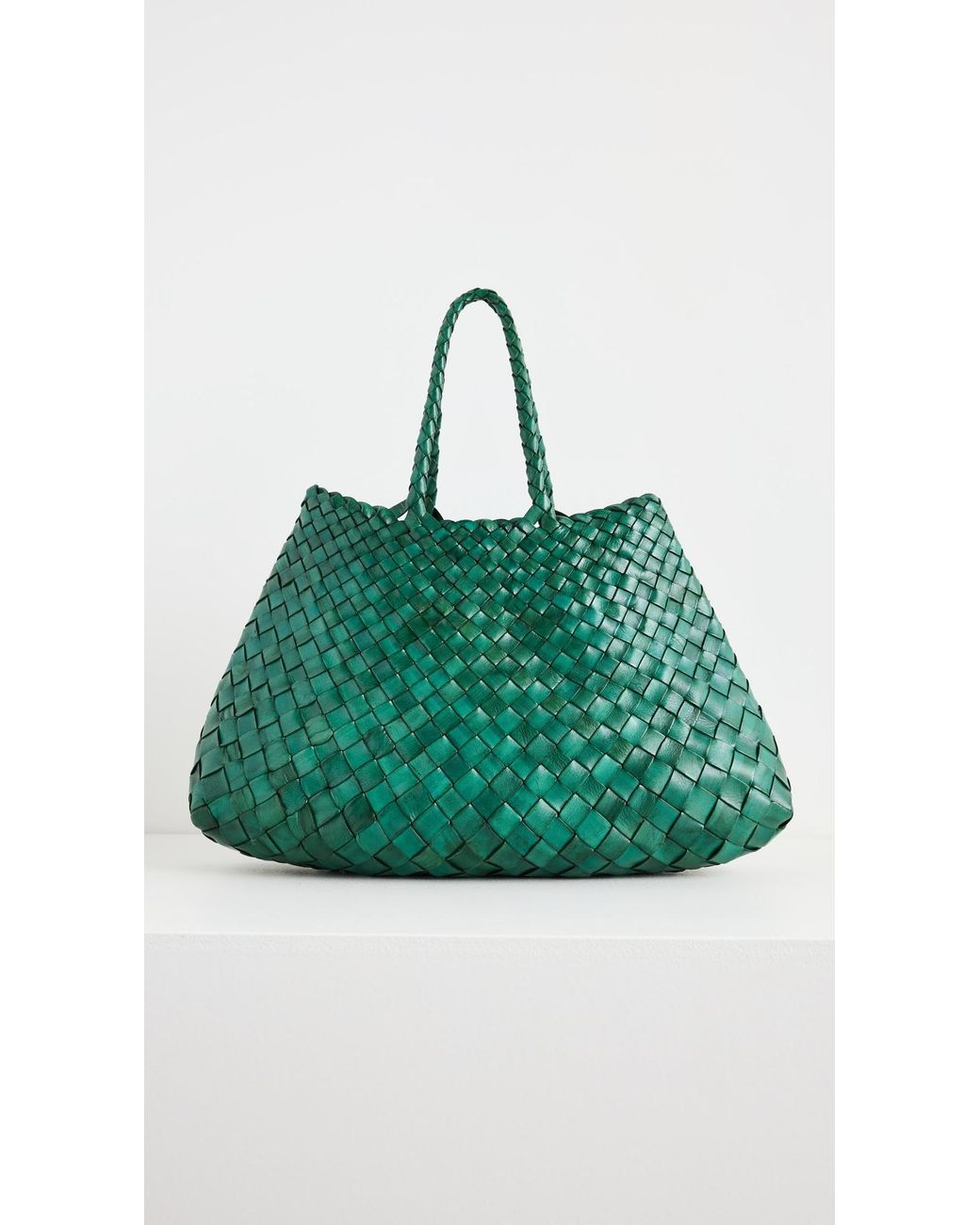 Dragon Diffusion Green Santa Croce Small Tote