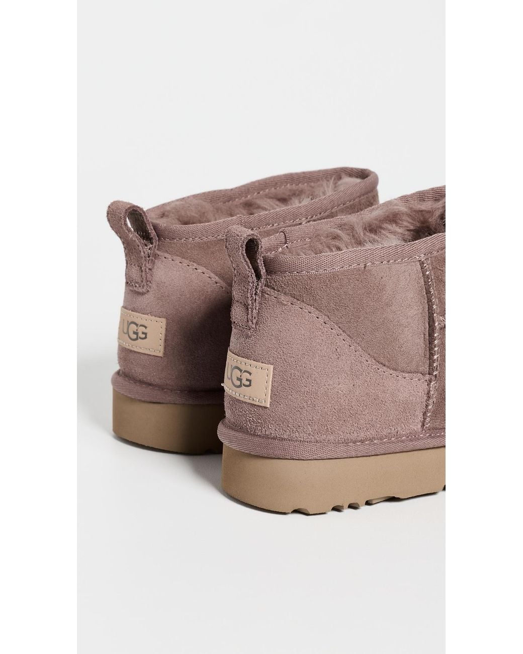 Ugg Pink Classic Ultra Mini Boots