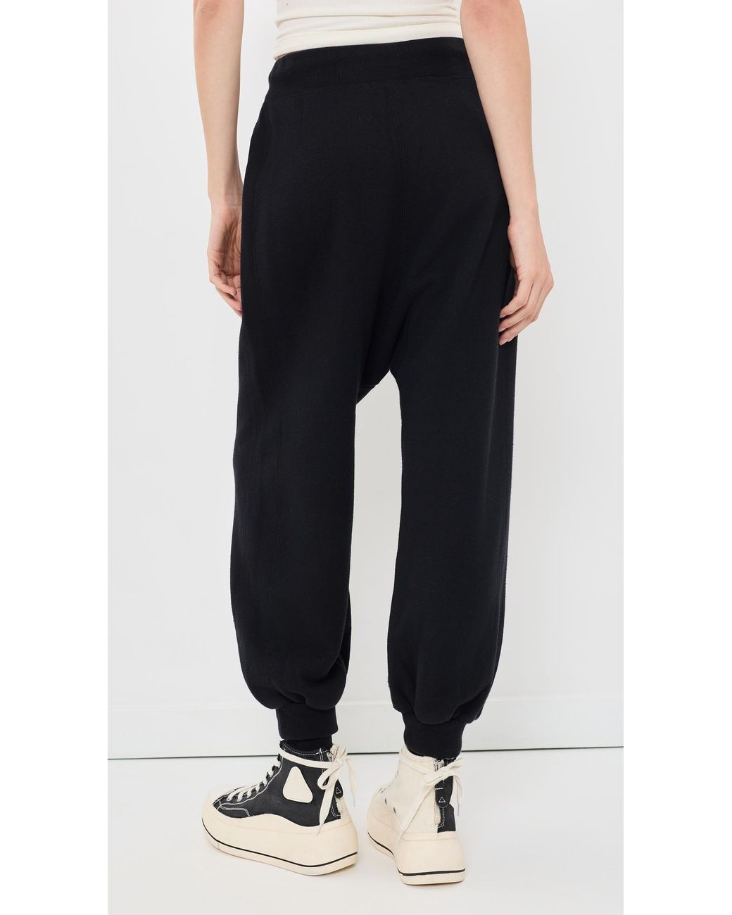 R13 Black Crossover Sweatpants