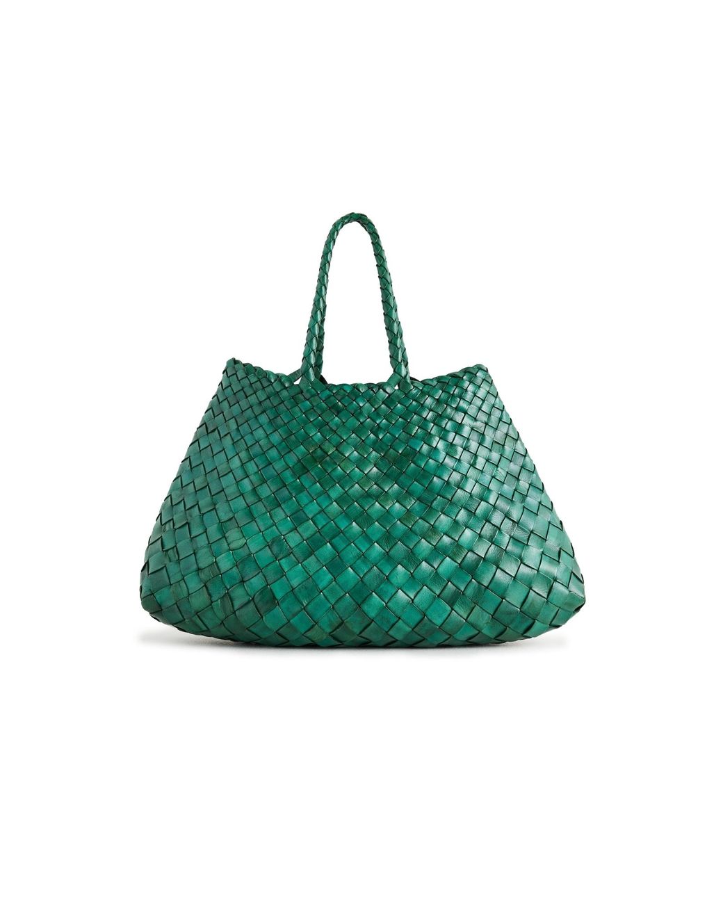 Dragon Diffusion Green Santa Croce Small Tote