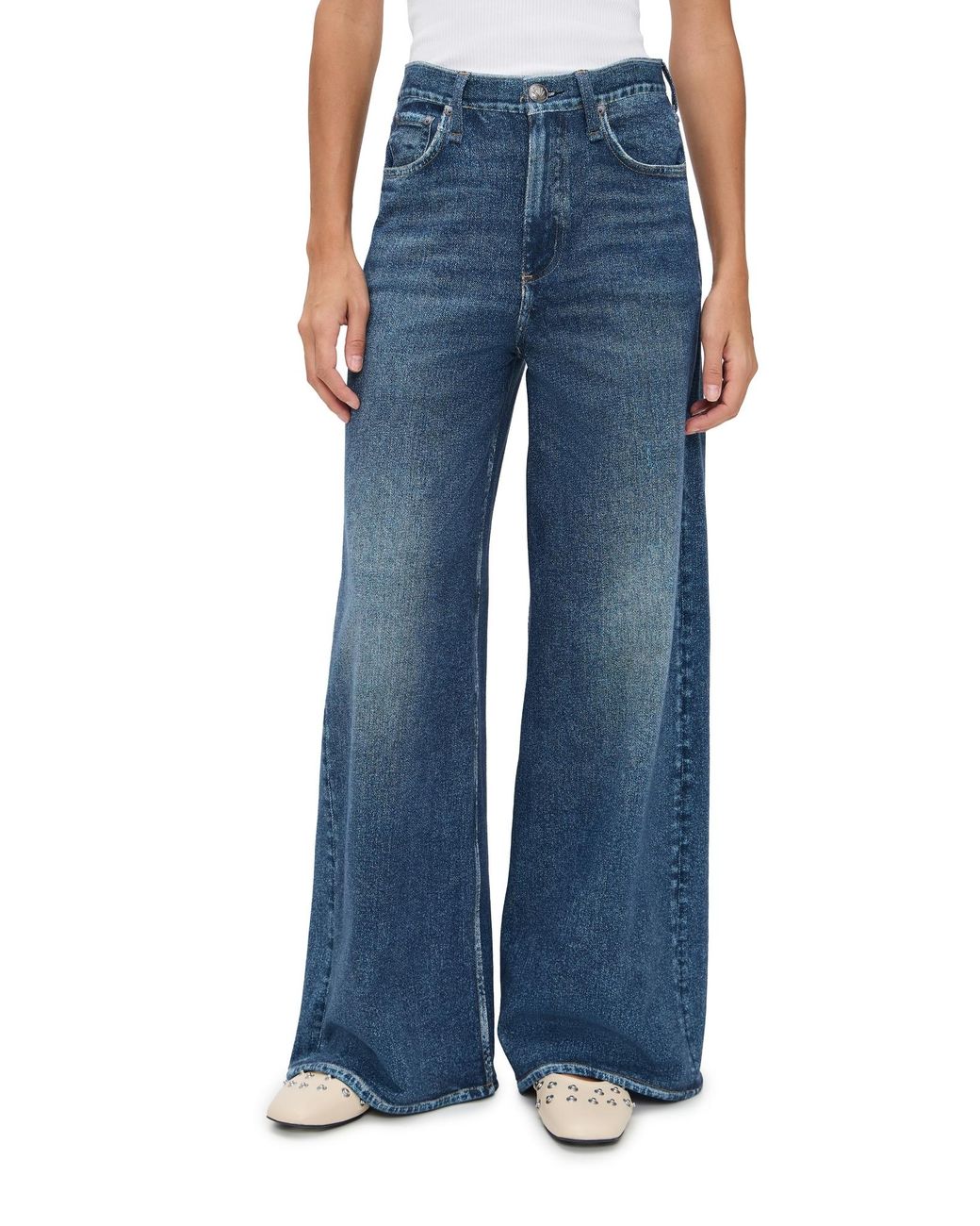 Rag & Bone Blue Rb Miramar Terry Sofie Ankle Pants