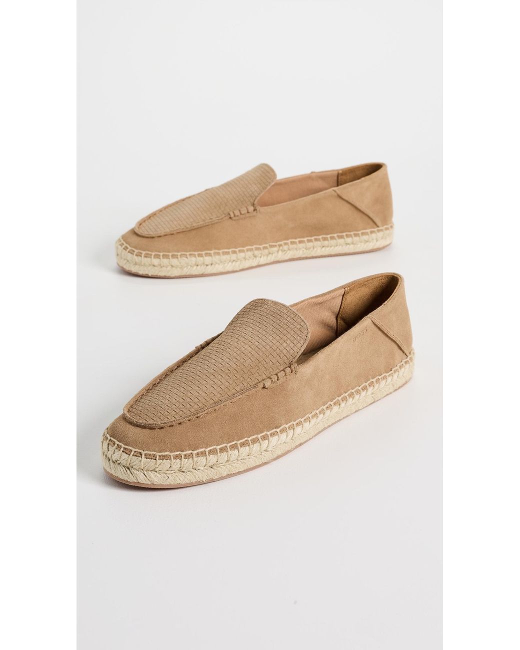 Boss White Sienne Suede Espadrilles for men