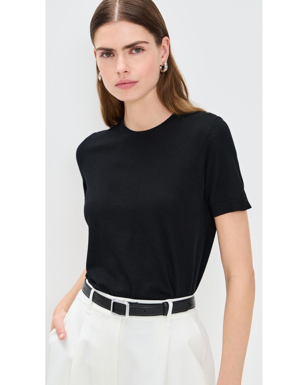 Theory Black Basic Tee