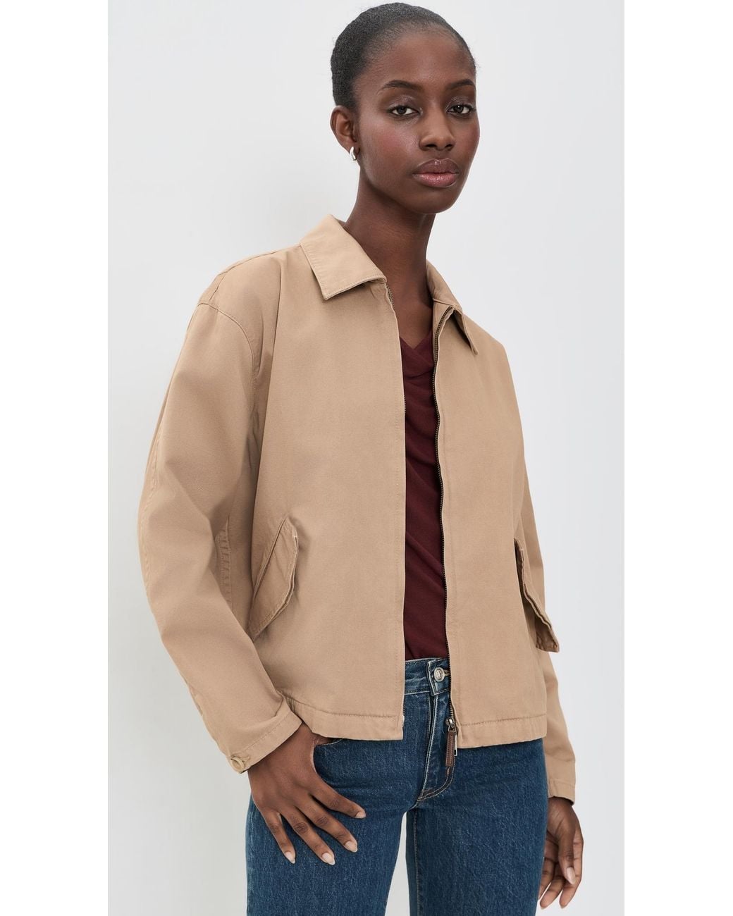 Vince Natural Washed Cotton Jacket