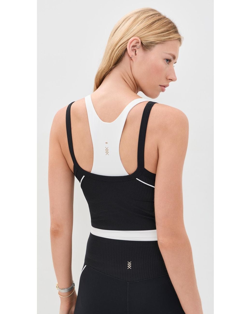 Rhone Black Doubletake Layer Bra