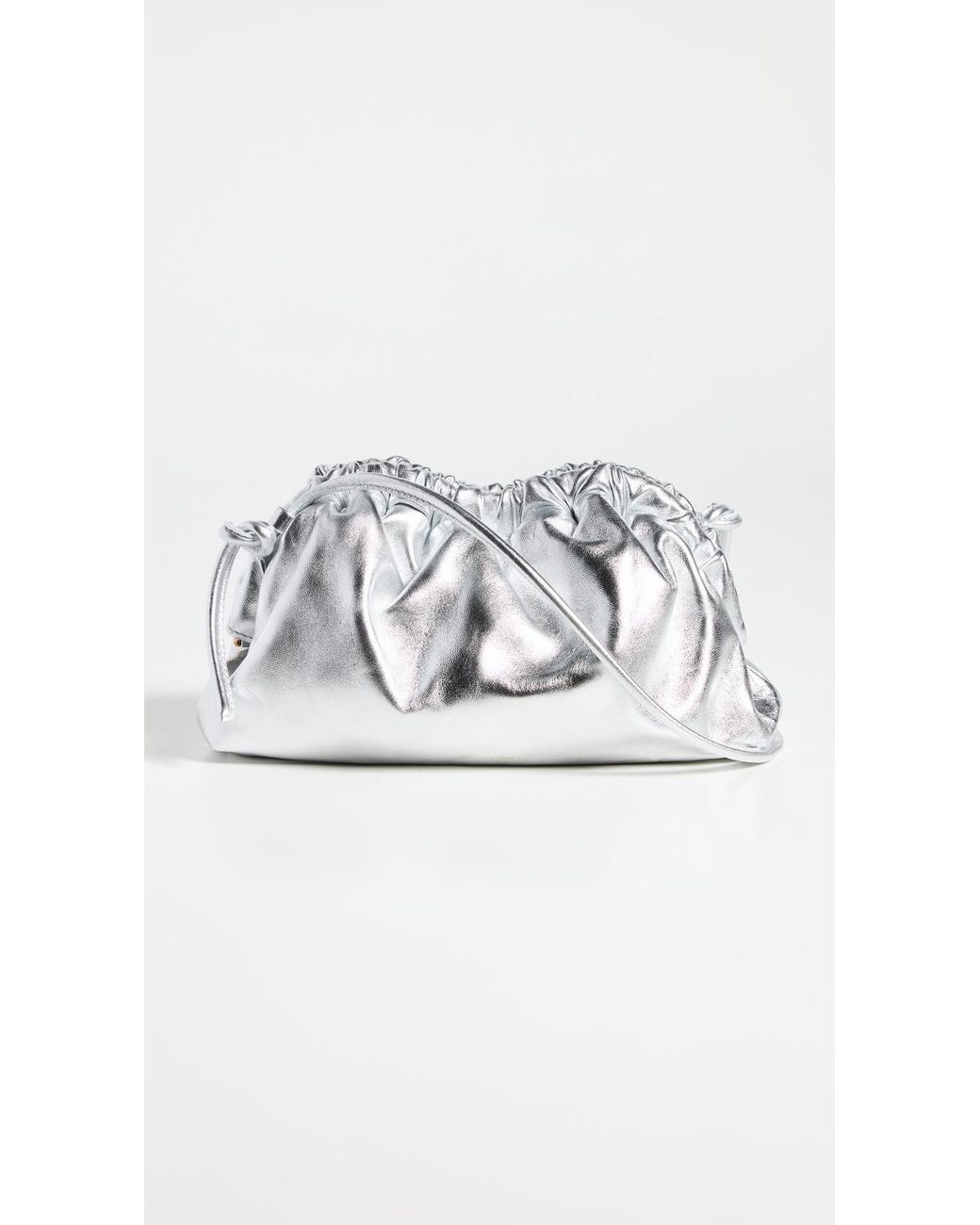 Mansur Gavriel Metallic Mini Cloud Clutch