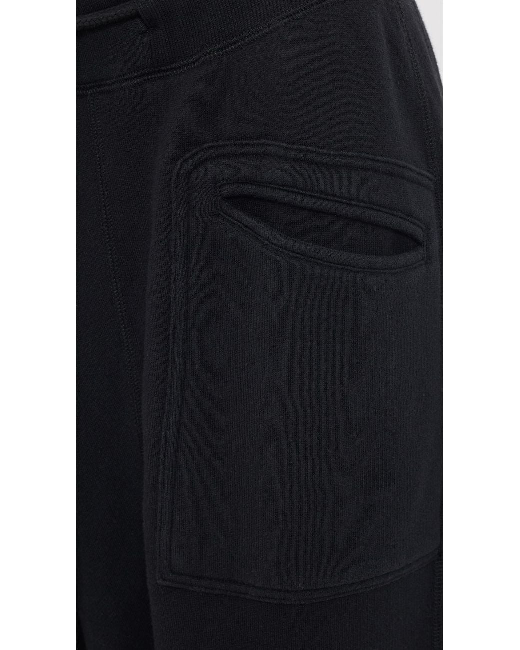 R13 Black Crossover Sweatpants