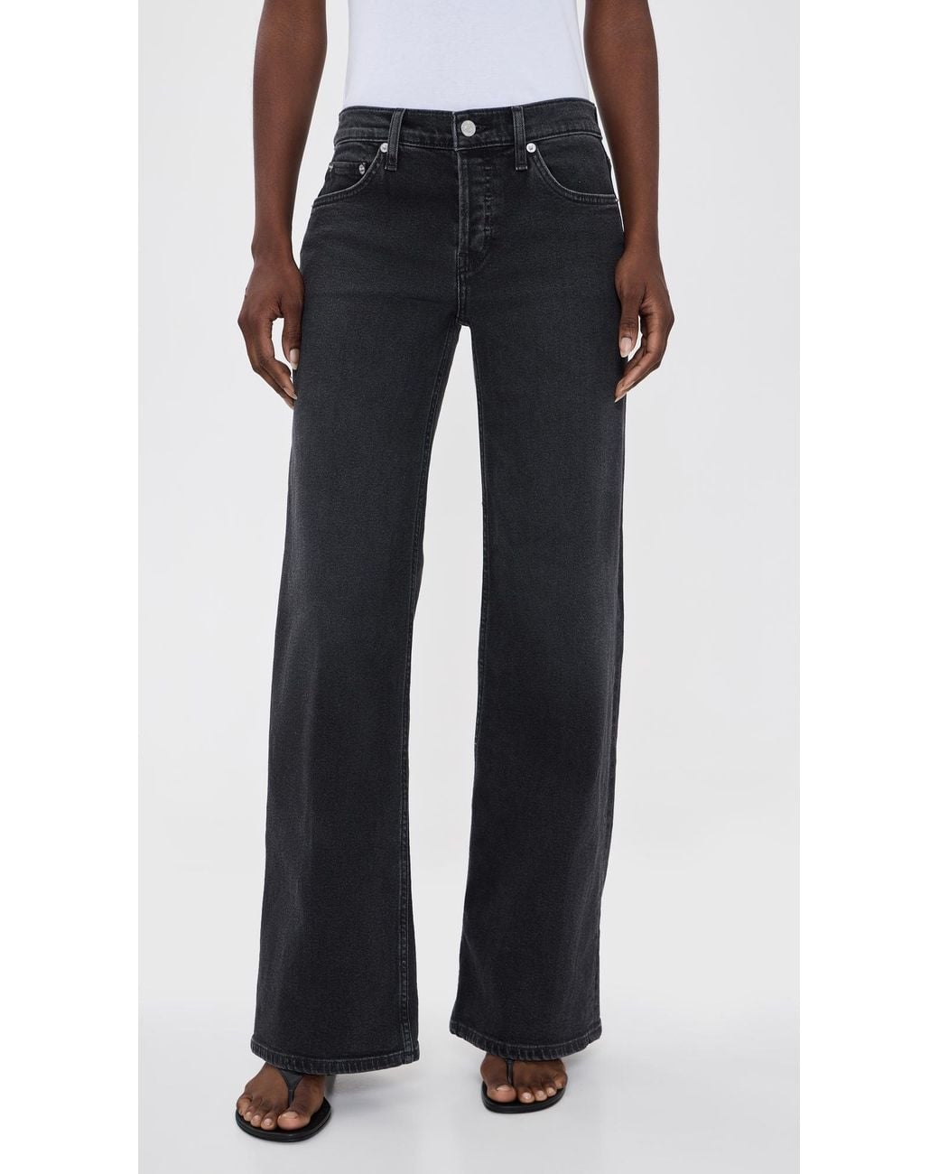 Re/done Black Laurel Jeans