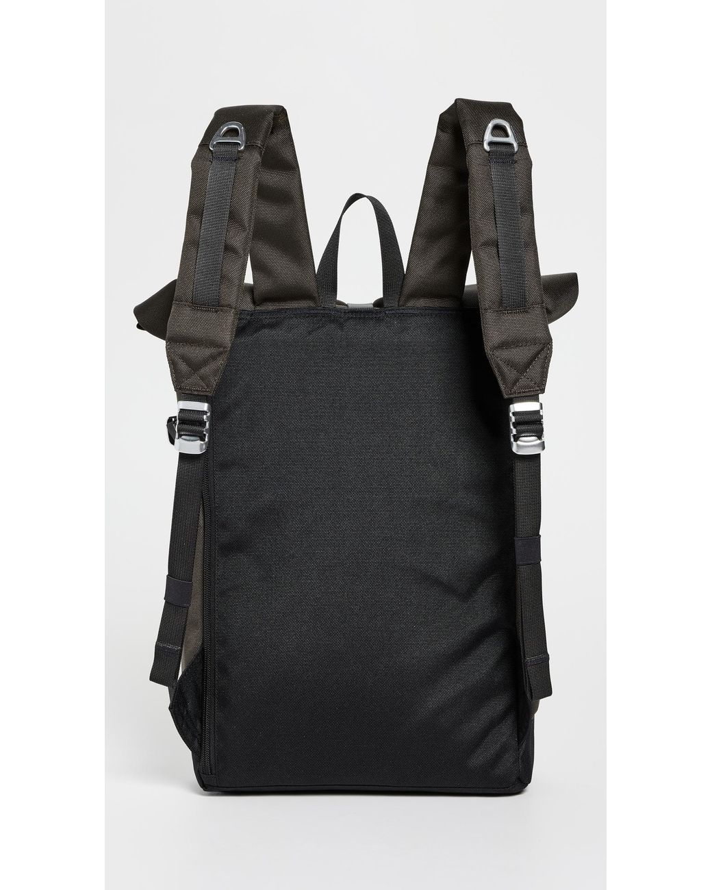 Sandqvist Black Icon Medium Rolltop Backpack for men