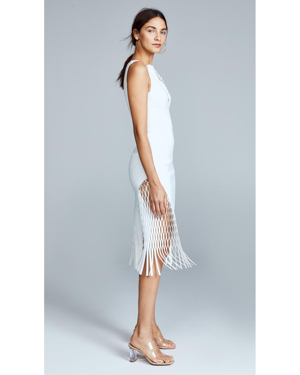 Dion Lee Perf Mirror Dress in White Lyst