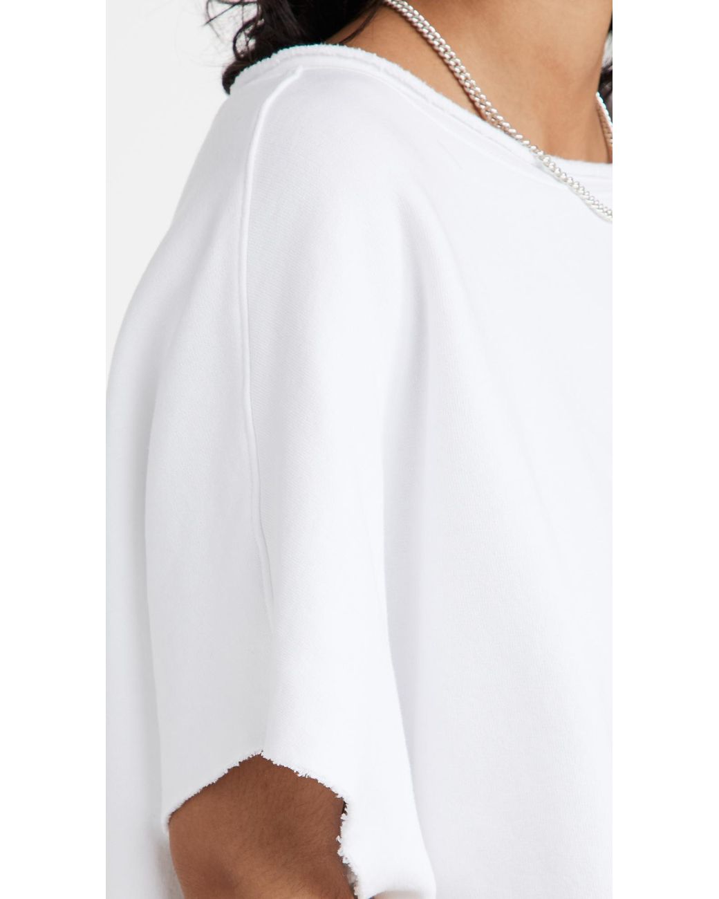 Frank & Eileen White Capelet Tee