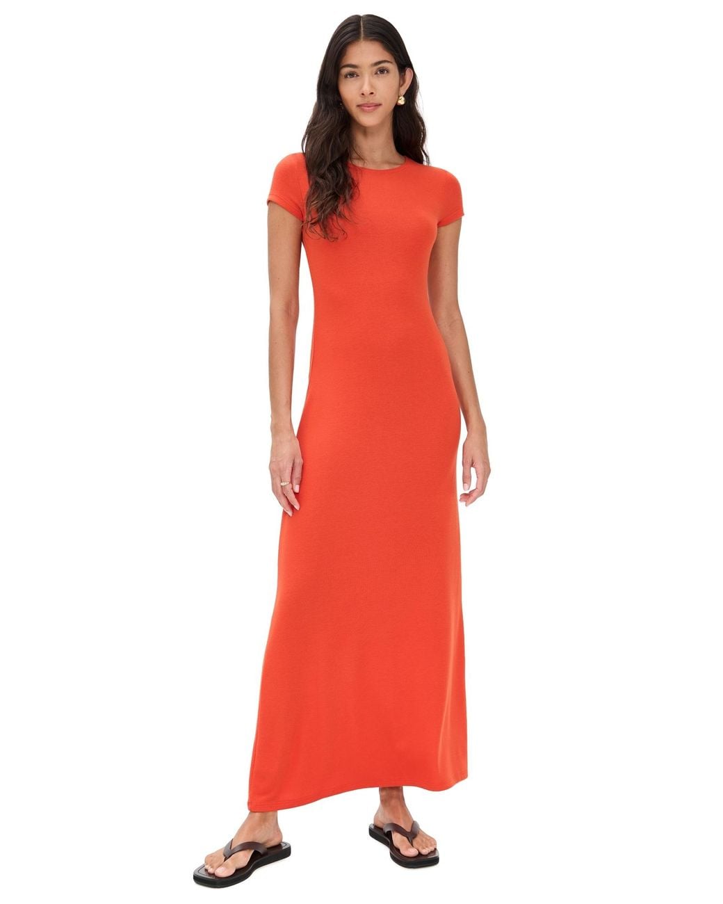open lace back dress LESET Barb Long Sleeve Cowl in Bordeaux in Satin