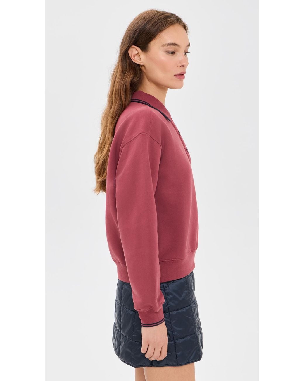 Malbon Red Naomi Pullover