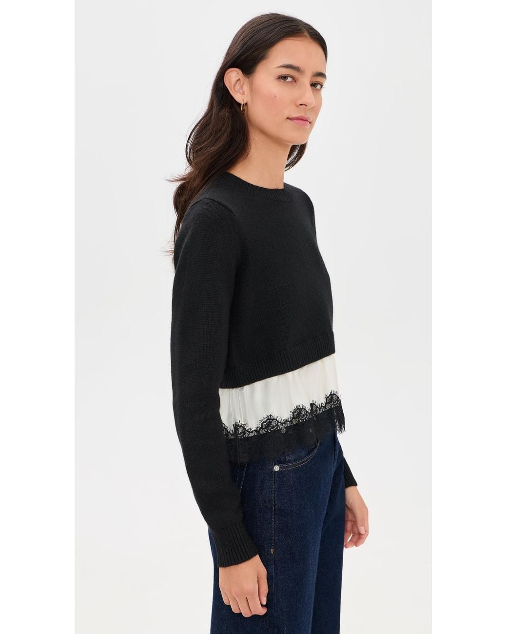 Cinq À Sept Black Zyla Pullover