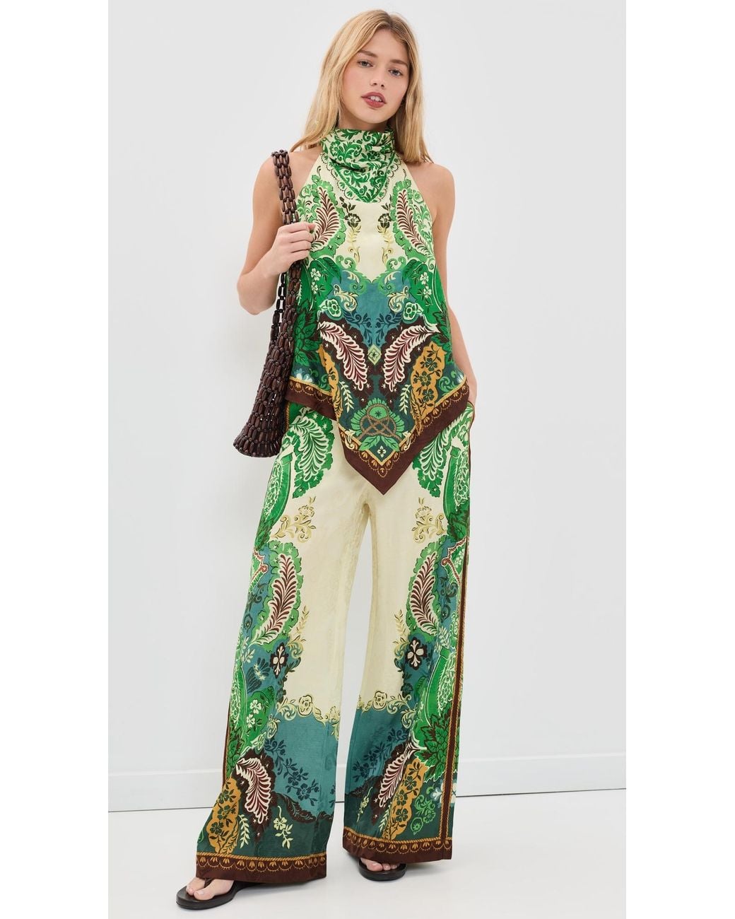 ALÉMAIS Green Florence Pants